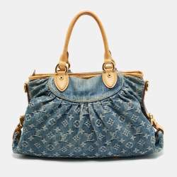 Pre Owned حقيبة لويس فيتون نيو كابي مونوغرام أزرق MM دينم