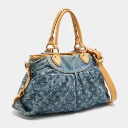 Pre Owned حقيبة لويس فيتون نيو كابي مونوغرام أزرق MM دينم