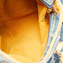 Pre Owned حقيبة لويس فيتون نيو كابي مونوغرام أزرق MM دينم