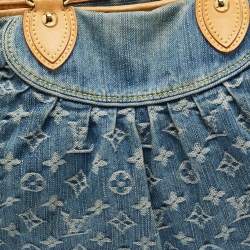 Pre Owned حقيبة لويس فيتون نيو كابي مونوغرام أزرق MM دينم