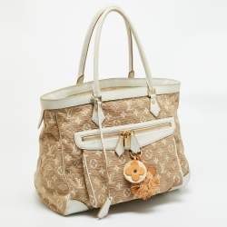 مملوكة مسبقًا Louis Vuitton Sabbia Cabas GM Limited Edition White/Beige Canvas Bag