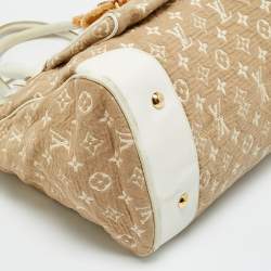 مملوكة مسبقًا Louis Vuitton Sabbia Cabas GM Limited Edition White/Beige Canvas Bag