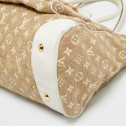 مملوكة مسبقًا Louis Vuitton Sabbia Cabas GM Limited Edition White/Beige Canvas Bag