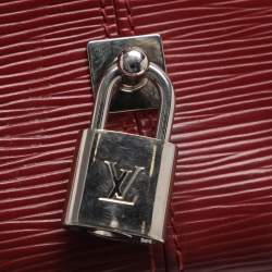 Pre Owned حقيبة لوي فيتون بولينغ مونتين جلد إيبي روبيس GM