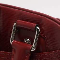 Pre Owned حقيبة لوي فيتون بولينغ مونتين جلد إيبي روبيس GM