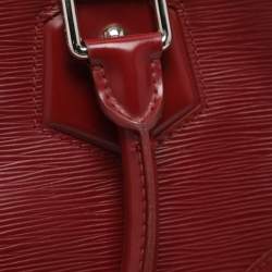 Pre Owned حقيبة لوي فيتون بولينغ مونتين جلد إيبي روبيس GM