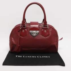 Pre Owned حقيبة لوي فيتون بولينغ مونتين جلد إيبي روبيس GM