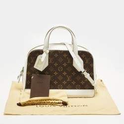 مملوكة مسبقًا Louis Vuitton Dora PM White Monogram Canvas Bag