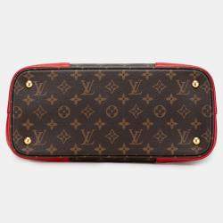 مملوكة مسبقًا Louis Vuitton Brown Red Monogram Flandrin