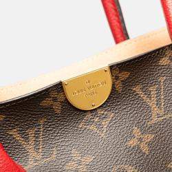 مملوكة مسبقًا Louis Vuitton Brown Red Monogram Flandrin