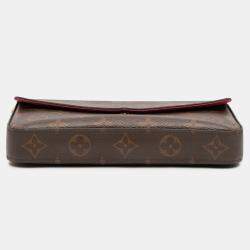 مملوكة مسبقًا Louis Vuitton Brown Monogram Pochette Felicie