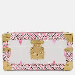 مملوكة مسبقًا نظارة لوي فيتون كوبريت تريسور 24 أبيض/ورد مونوغرام بول