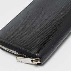 Pre Owned محفظة لوي فيتون زيبي جلد أيبي أسود