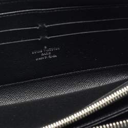 Pre Owned محفظة لوي فيتون زيبي جلد أيبي أسود