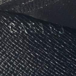 Pre Owned محفظة لوي فيتون زيبي جلد أيبي أسود