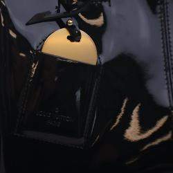 Pre Owned Louis Vuitton Black Vernis Miroir Tote