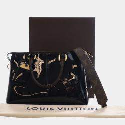 Pre Owned Louis Vuitton Black Vernis Miroir Tote