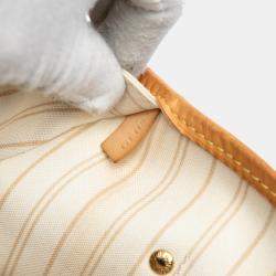 مملوكة مسبقًا Louis Vuitton White Damier Azur Neverfull MM