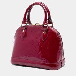 مملوكة مسبقًا Louis Vuitton Red Monogram Vernis Alma BB