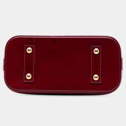 مملوكة مسبقًا Louis Vuitton Red Monogram Vernis Alma BB
