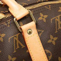 مملوكة مسبقًا Louis Vuitton Brown Monogram Keepall 50