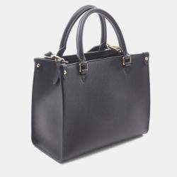 Pre Owned حقيبة لوي فيتون لوك آند غو كتف جلد عجل محبب أسود