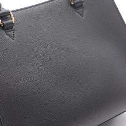 Pre Owned حقيبة لوي فيتون لوك آند غو كتف جلد عجل محبب أسود