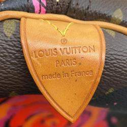 مملوكة مسبقًا حقيبة بوسطن لويس فيتون مونوغرام روز كييبول 50