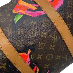 مملوكة مسبقًا حقيبة بوسطن لويس فيتون مونوغرام روز كييبول 50