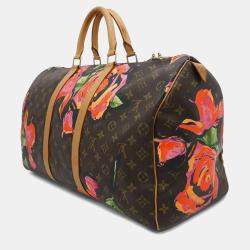 مملوكة مسبقًا حقيبة بوسطن لويس فيتون مونوغرام روز كييبول 50