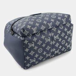 مملوكة مسبقًا Louis Vuitton Monogram Shadow Discovery Backpack Pm Leather Navy Blue