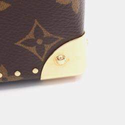 Pre Owned Louis Vuitton Monogram Reverse Camera Box Handbag Coated Canvas And Leather Brown