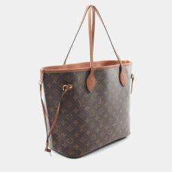 مملوكة مسبقًا حقيبة لويس فيتون نيفرفول إنسايد أوت نمط مونوغرام قماش ومزيج جلد بني MM