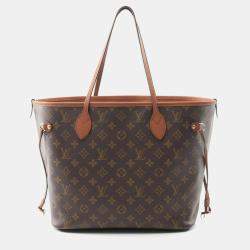 مملوكة مسبقًا حقيبة لويس فيتون نيفرفول إنسايد أوت نمط مونوغرام قماش ومزيج جلد بني MM