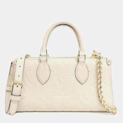 Pre Owned Louis Vuitton Monogram Empreinte On-The-Go Ew Handbag