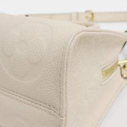 Pre Owned Louis Vuitton Monogram Empreinte On-The-Go Ew Handbag