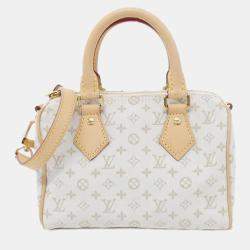 Pre Owned Louis Vuitton Monogram Mini Speedy Bandouliere 20Cm Boston Bag
