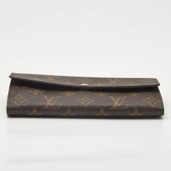 Pre Owned Louis Vuitton Sarah Monogram Canvas Wallet