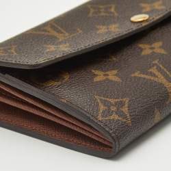 Pre Owned Louis Vuitton Sarah Monogram Canvas Wallet
