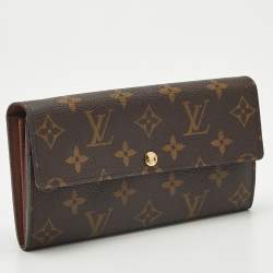 Pre Owned Louis Vuitton Sarah Monogram Canvas Wallet