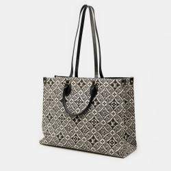 مملوكة مسبقًا Louis Vuitton Black Monogram Jacquard Since 1854 OnTheGo GM