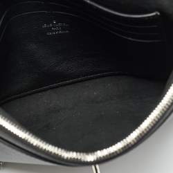 Pre Owned Louis Vuitton Mylockme Black Leather Chain Pochette