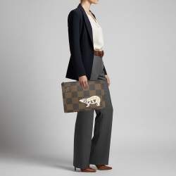 مملوكة مسبقًا حقيبة كل تش لويس فيتون نيجو بوشت جور قماش كبير دامير إيبين جيانت