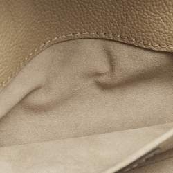 Pre Owned Louis Vuitton Pochette Metis East West Tourterelle/Creme Monogram Empreinte Leather Shoulder Bag