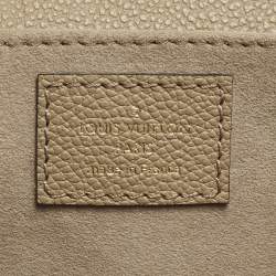 Pre Owned Louis Vuitton Pochette Metis East West Tourterelle/Creme Monogram Empreinte Leather Shoulder Bag