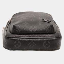 مملوكة مسبقًا Louis Vuitton Black Monogram Eclipse Avenue Slingbag PM