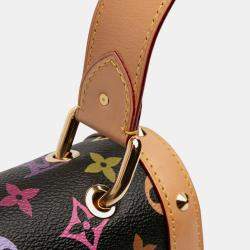 مملوكة مسبقًا Louis Vuitton Black Takashi Murakami Monogram Multicolore Dalmatian Sac Rabat