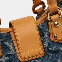 مملوكة مسبقًا Louis Vuitton Blue Monogram Denim Pleaty