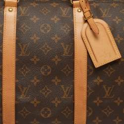 مملوكة مسبقًا Louis Vuitton Keepall Bandouliere 50 Monogram Canvas Duffel Bag
