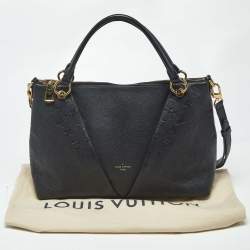 مملوكة مسبقًا Louis Vuitton V MM Black Monogram Empreinte Leather Tote